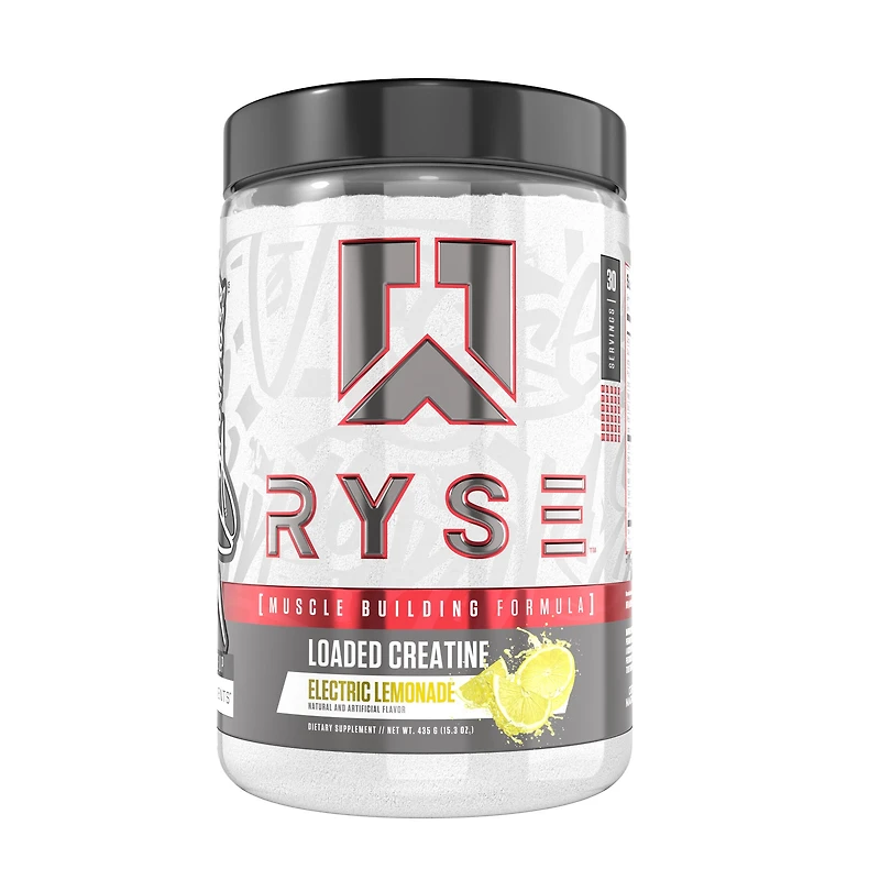 RYSE Loaded Creatine - Electric Lemonade (30 Servings)
