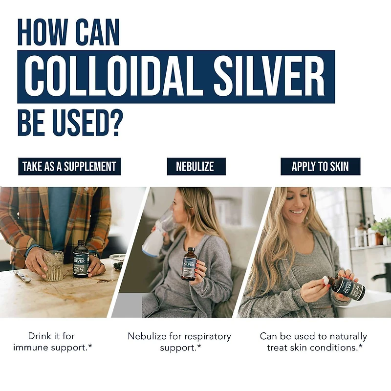 Colloidal Silver - 8 fl oz (48 Servings)