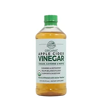 Country Farms Organic Apple Cider Vinegar - Ginger, Cayenne & Maple 16 Fl Oz. (32 Servings)