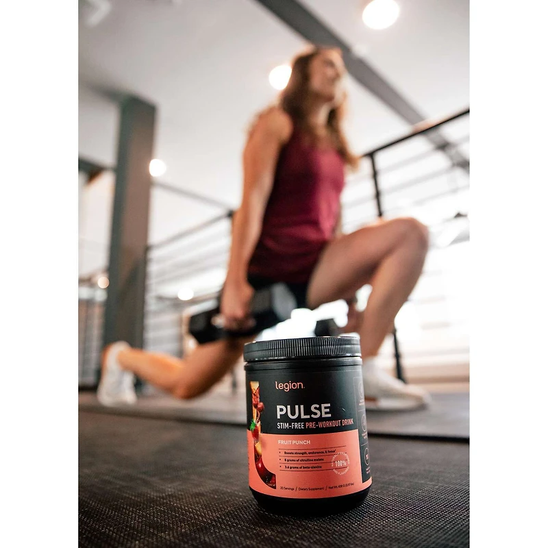 Pulse Stim Free Pre-Workout - Tropical Punch (20 Servings)