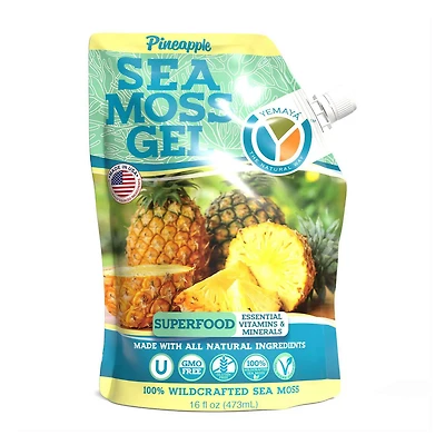 Sea Moss Gel - Pineapple - 16 fl oz (16 Servings)