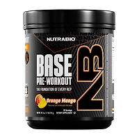NutraBio Base Pre-Workout - Orange Mango (30 Servings)