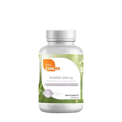 ZAHLER Inositol 1000Mg - 120 Capsules (120 Servings)