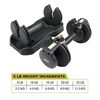 5-25 lb Adjustable Dumbbell