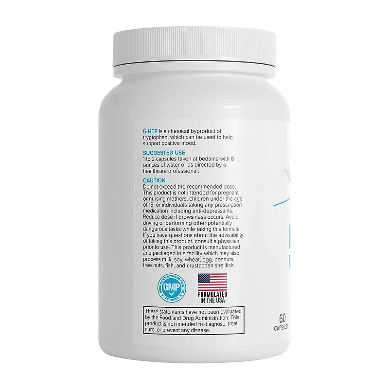 5-HTP Capsules - 60 Capsules (30 Servings)