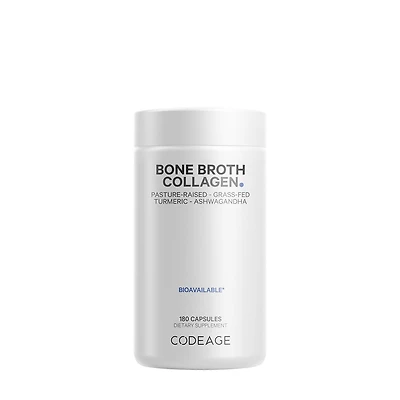 Codeage Bone Broth Collagen - 180 Capsules (60 Servings)