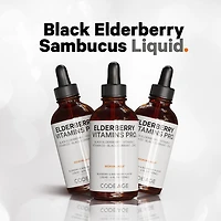 Elderberry Immune Complex Syrup Kids & Adults Daily Vitamin - 4 oz. (60 Servings)