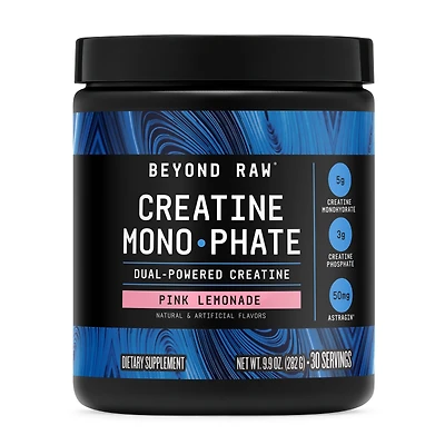 Beyond Raw Creatine Monophate - Pink Lemonade (30 Servings) 30 Count
