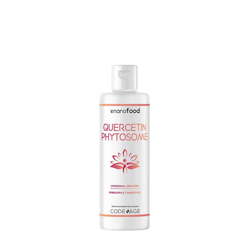 Nanofood Liposomal Quercetin Phytosome & Vitamin E Liquid - 14 oz. (90 Servings)