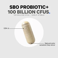 SBO Probiotic+ 100 Billion CFU & Prebiotics Vegan Digestion - 90 Capsules (45 Servings)