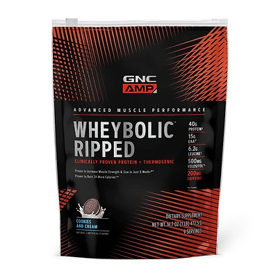 GNC AMP Whey Proteinbolic Ripped Healthy
