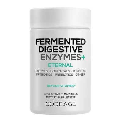 Fermented Digestive Enzymes+ Eternal - 30 Vegetable Capsules (30 Servings)
