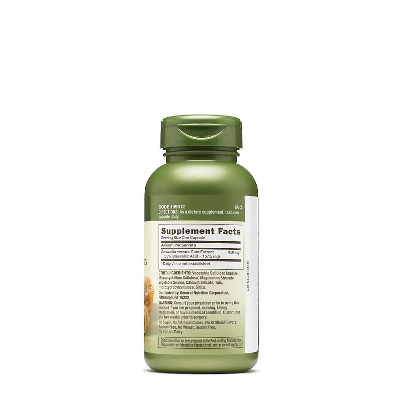 Boswellia Extract 450mg - 100 Capsules (100 Servings)