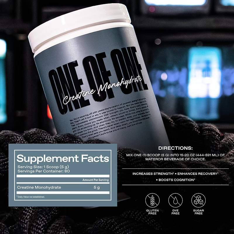 One of One Creatine Monohydrate (80 Servings)