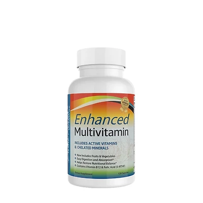 Divine Health Enhanced Multivitamin Vitamin C B - 120 Capsules (30 Servings)
