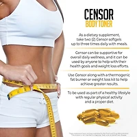 Censor Body Toner - 180 Softgels (90 Servings)