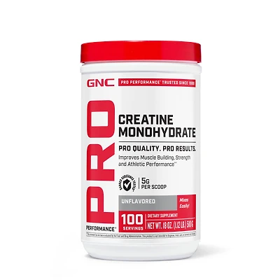GNC Pro Performance Creatine Monohydrate (100 Servings)