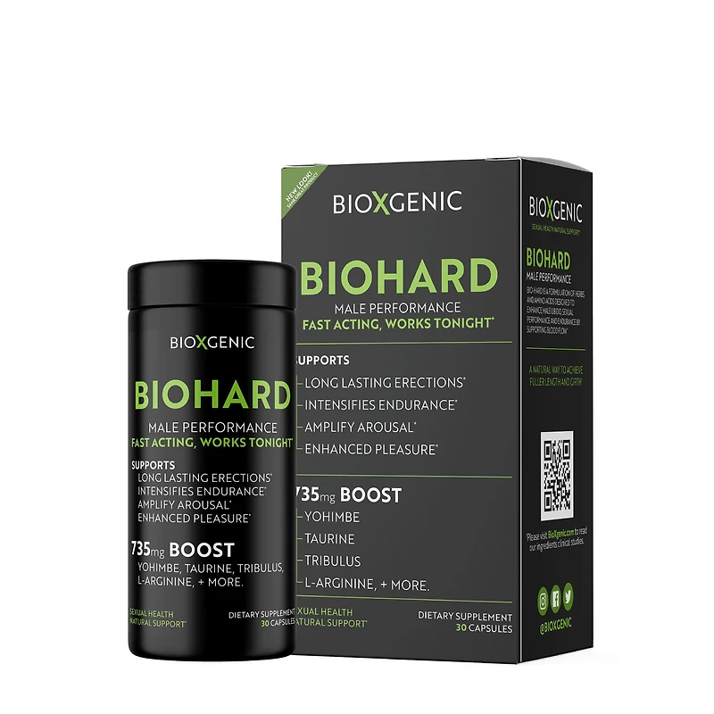 BioXgenic Biohard Male Performance - 30 Capsules (30 Servings)