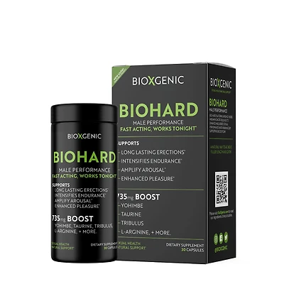 BioXgenic Biohard Male Performance - 30 Capsules (30 Servings)