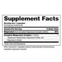 Magnesium Complex - 60 Capsules (60 Servings)