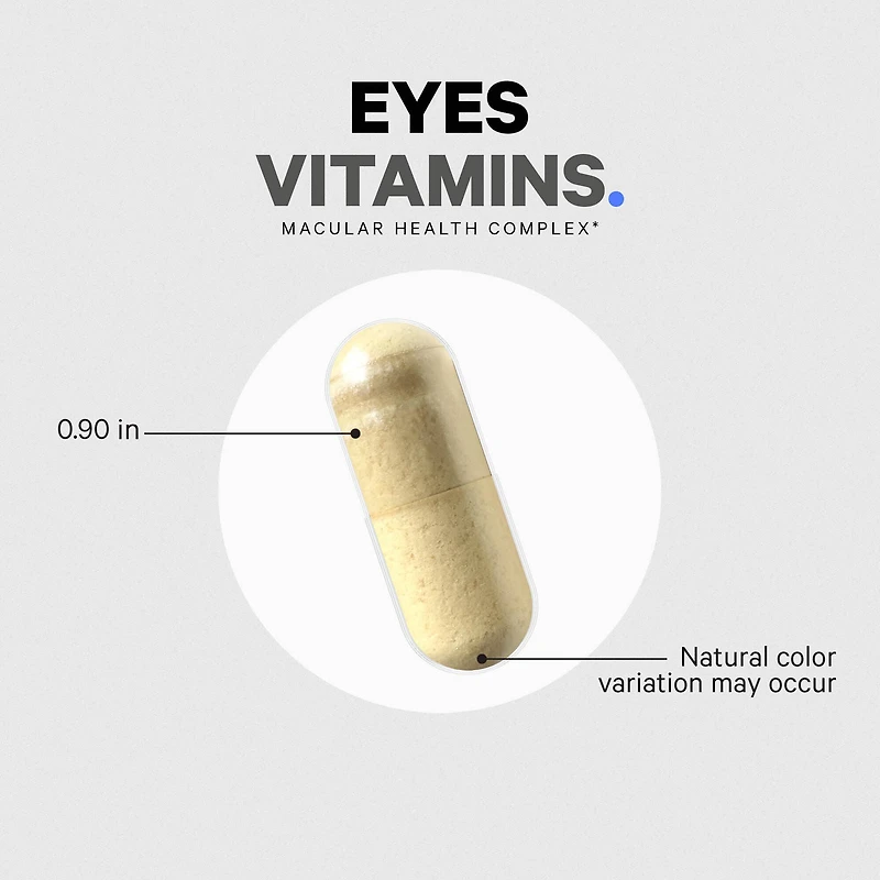 Eyes Vitamins+ Macular Health Complex - 120 Vegetable Capsules (60 Servings)