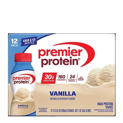 Premier Protein Shake Healthy - Vanilla (12 Servings) 12 Pack