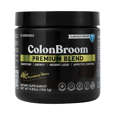 ColonBroom Psyllium Premium Blend - Strawberry (6.85oz)