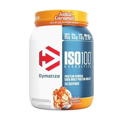 Dymatize Iso100 Hydrolyzed - Salted Caramel (20 Servings) 1.4 lbs.