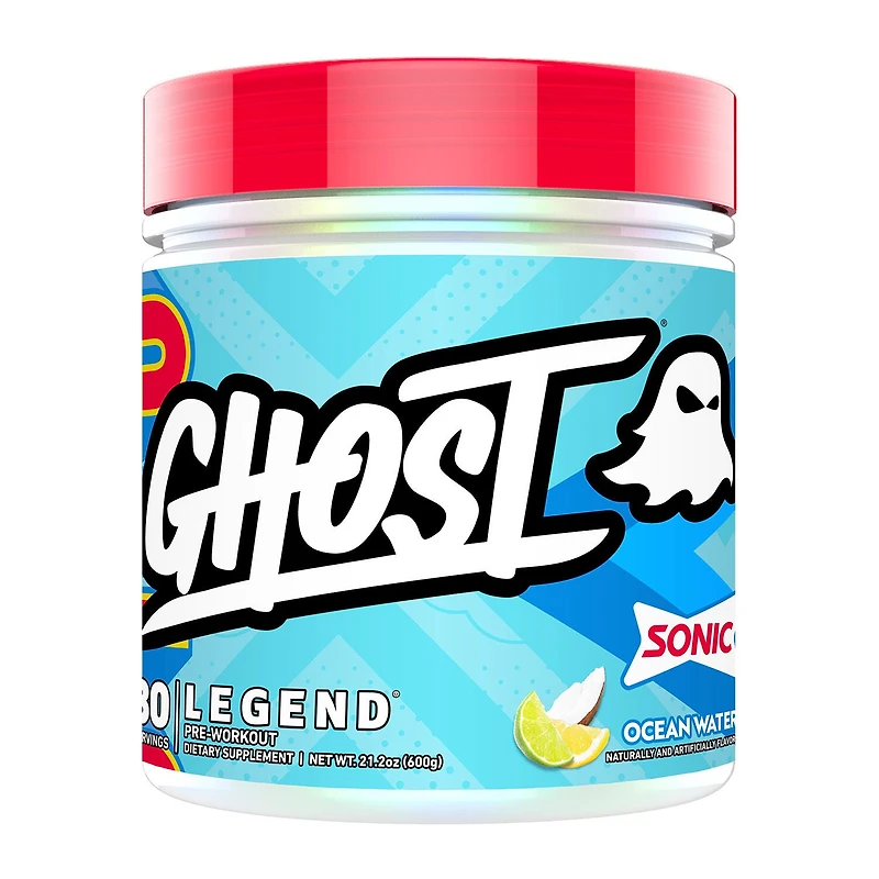 GHOST Legend V4 Pre-Workout Vegan - Sonic Ocean Water (30 Servings)