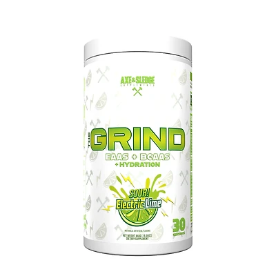 Axe & Sledge Supplements the Grind V2 Gluten-Free - Sour Electric Lime (30 Servings)