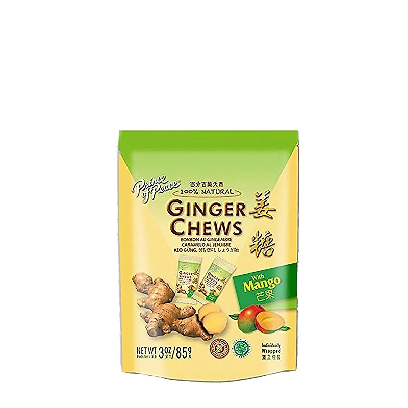 Prince of Peace Ginger Chews - Mango (28 Chews) 28 Servings