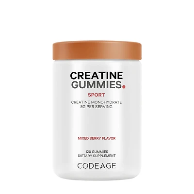 Codeage Creatine Gummies 5G Vegan - Mixed Berry 120 (30 Servings)