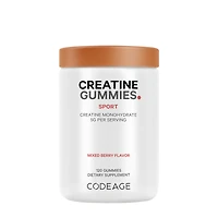 Codeage Creatine Gummies 5G Vegan - Mixed Berry 120 (30 Servings)