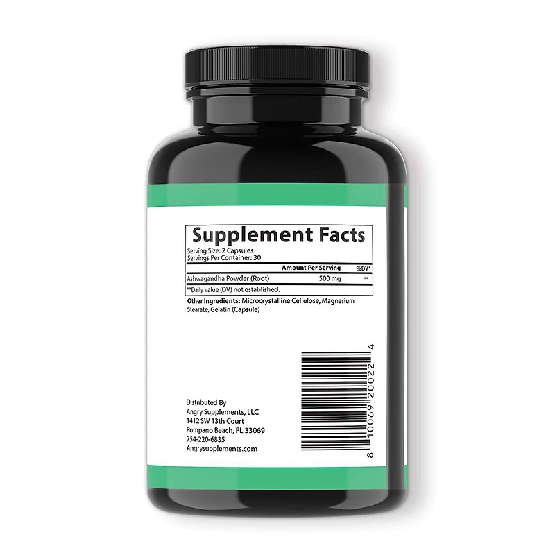 Just Pure Ashwagandha - 60 Capsules (30 Servings)