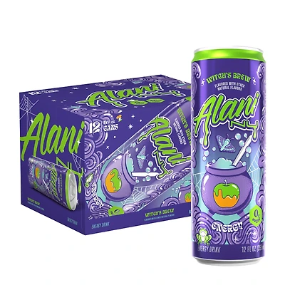 Alani Nu Witchs Brew - Energy Drink Vegan - 12Oz. (12 Cans)