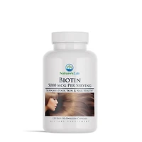 Nature's Lab Biotin 5000Mcg Healthy - 120 Capsules (120 Servings)