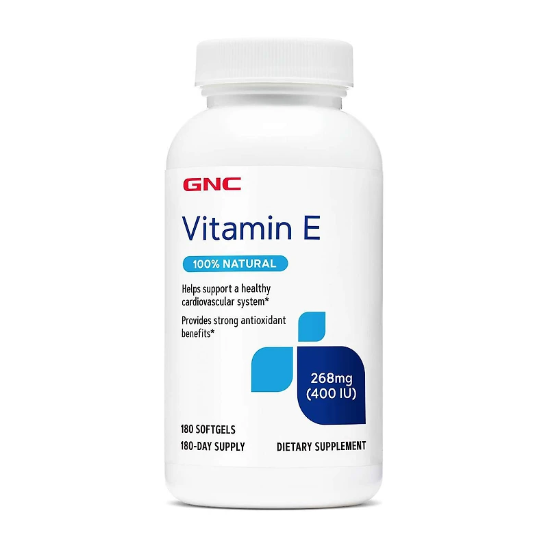 Vitamin E 180mg - 100 Softgels (100 Servings)