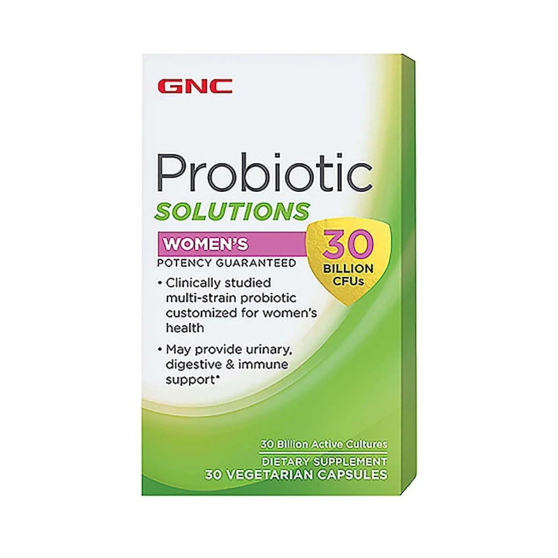 GNC Probiotic Solutions Women's Healthy - 30 Billion Cfus Capsules (30 Servings)