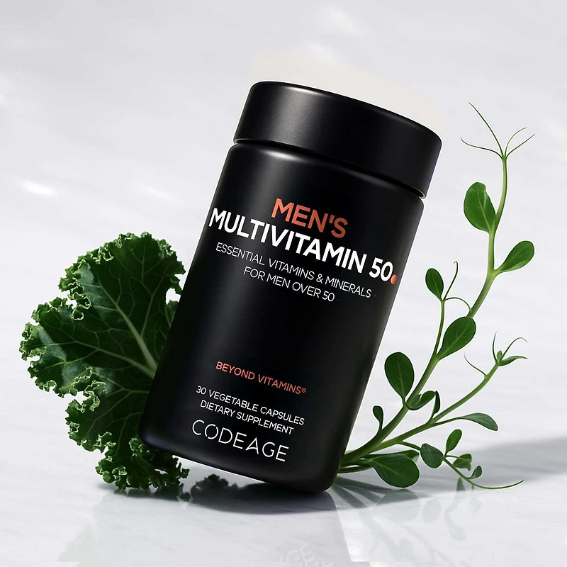 Men's Multivitamin 50+ - 30 Vegetable Capsules (30 Servings)