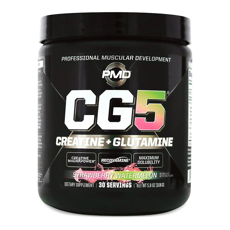 PMD Cg5 Creatine + Glutamine - Strawberry Watermelon (30 Servings)