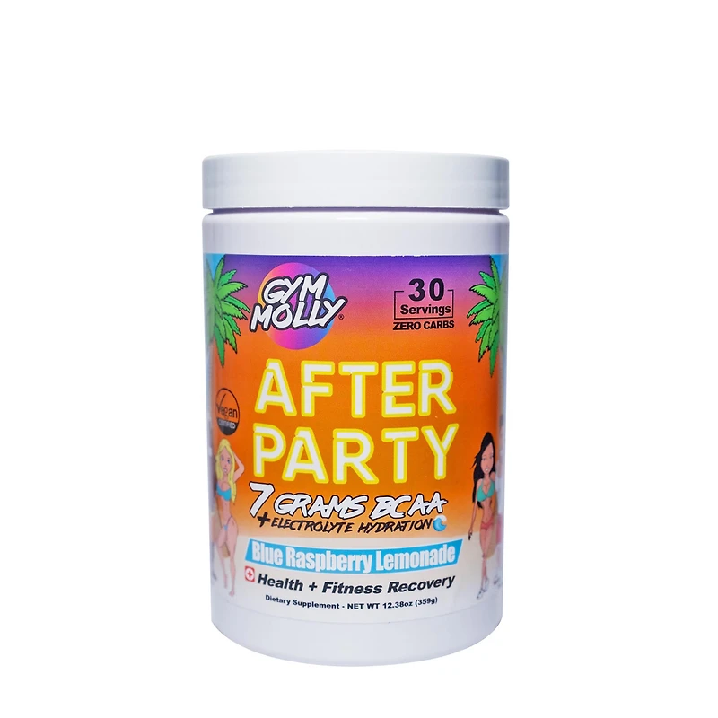 Gym Molly After Party Vegan - Blue Raspberry Lemonade (30 Servings)