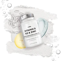 Amen Vitamin D - K2 & Zinc - Vitamin D3 - 60 Capsules (60 Servings)