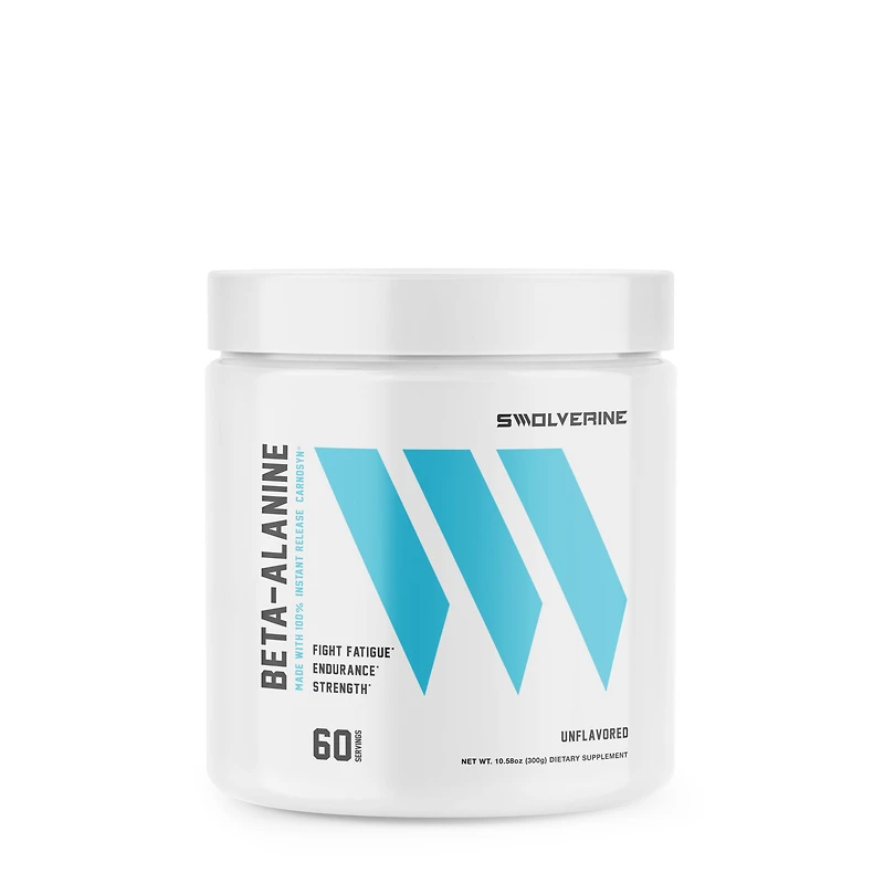Swolverine Beta-Alanine Supplement Vegan - Unflavored (60 Servings)
