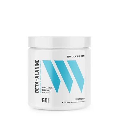 Swolverine Beta-Alanine Supplement Vegan - Unflavored (60 Servings)