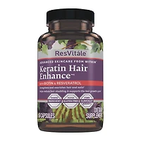 Keratin Hair Enhance™ with Biotin and Resveratrol - 60 Capsules (30 Servings)