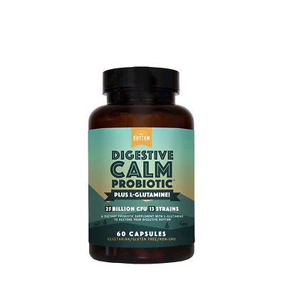 Natural Rhythm Digestive Calm Priobiotic Healthy - 60 Capsules (30 Servings)