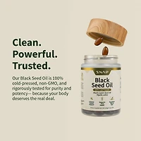 Cold Pressed Black Seed Oil - 90 Softgel Capsules (90 Servings)