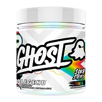 GHOST Legend V4 Pre-Workout Vegan - Sour Strips Rainbow (30 Servings)