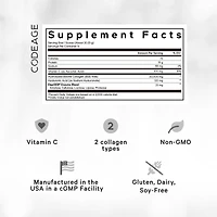 Hydrolyzed Collagen Peptides Powder + Hyaluronic Acid & Vitamin C - 9.98 oz. (14 Servings)