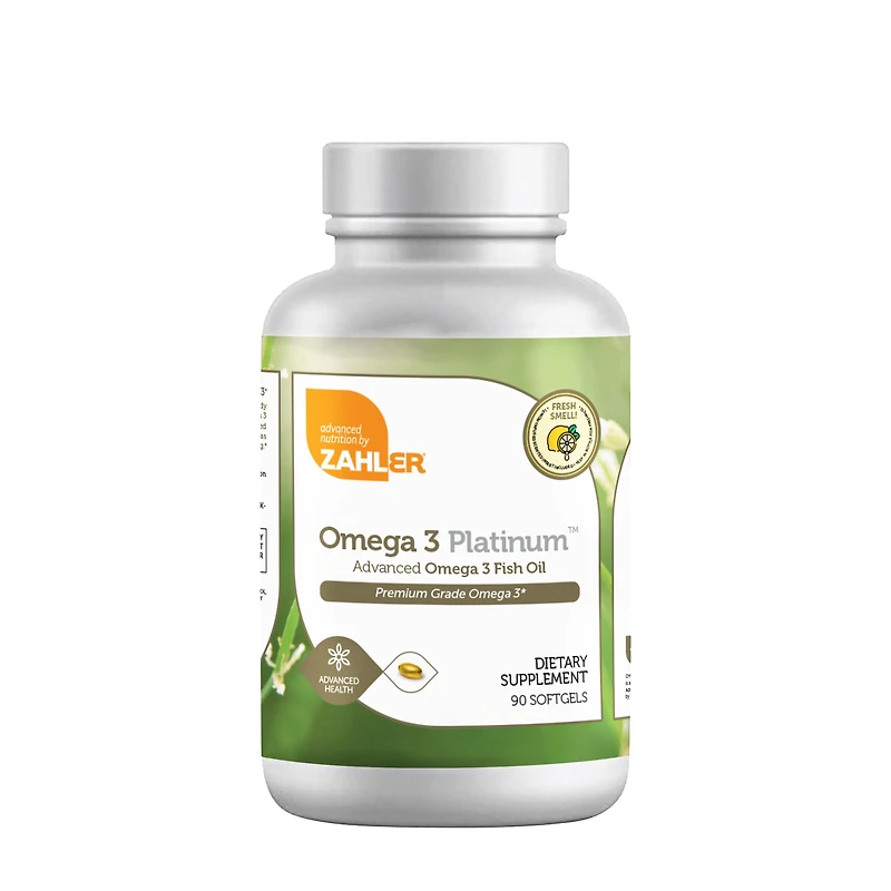 ZAHLER Omega 3 Platinum - 90 Softgels (45 Servings)